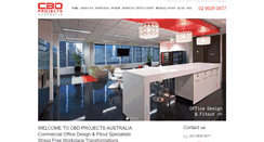Desktop Screenshot of cbdprojects.com.au